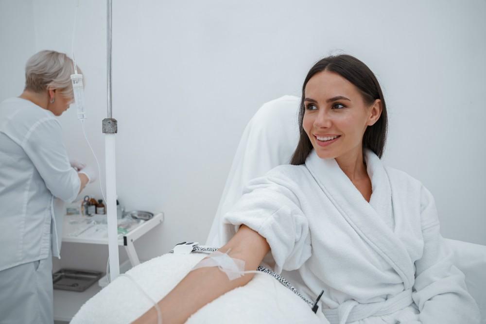 Careful preparation for an IV therapy appointment near Brent